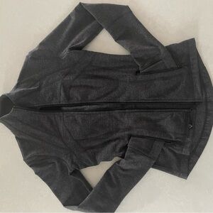 lululemon athletica Dark Gray Zip-Up Sweatshirt